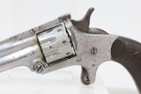 SCARCE Antique OSGOOD GUN WORKS “Duplex” .22/.32 OVER/UNDER Pocket Revolver “BABY LeMAT” Suicide Special Hideout Revolver - 4 of 17