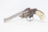 LETTERED SMITH & WESSON .38 Safety Hammerless C&R Revolver with PEARL GRIPS Very Nice TURN OF THE CENTURY Top Break Revolver - 2 of 20