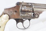 LETTERED SMITH & WESSON .38 Safety Hammerless C&R Revolver with PEARL GRIPS Very Nice TURN OF THE CENTURY Top Break Revolver - 18 of 20