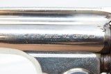 LETTERED SMITH & WESSON .38 Safety Hammerless C&R Revolver with PEARL GRIPS Very Nice TURN OF THE CENTURY Top Break Revolver - 6 of 20