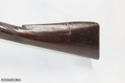 CANTON, MASS N. FRENCH Antique NEW ENGLAND Style Flintlock MILITIA MusketMASSACHUSETTS STATE Militia Type Dated 1838 - Image 17 of 21