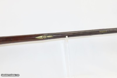 CANTON, MASS N. FRENCH Antique NEW ENGLAND Style Flintlock MILITIA MusketMASSACHUSETTS STATE Militia Type Dated 1838 - Image 8 of 21