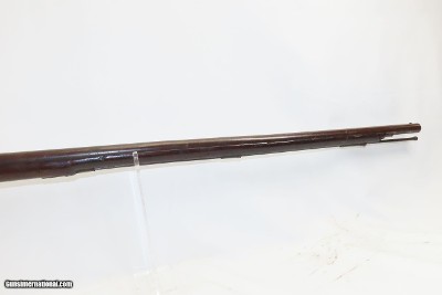 CANTON, MASS N. FRENCH Antique NEW ENGLAND Style Flintlock MILITIA MusketMASSACHUSETTS STATE Militia Type Dated 1838 - Image 5 of 21
