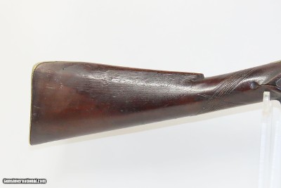 CANTON, MASS N. FRENCH Antique NEW ENGLAND Style Flintlock MILITIA MusketMASSACHUSETTS STATE Militia Type Dated 1838 - Image 3 of 21