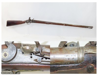 BOSTON, MASS Made Antique NEW ENGLAND Flintlock MILITIA Musket
MASSACHUSETTS STATE Militia Type Dated 1826