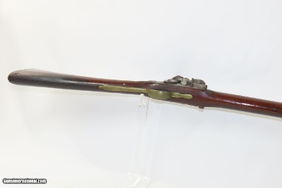 BOSTON, MASS Made Antique NEW ENGLAND Flintlock MILITIA MusketMASSACHUSETTS STATE Militia Type Dated 1826 - Image 7 of 19