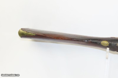 BOSTON, MASS Made Antique NEW ENGLAND Flintlock MILITIA MusketMASSACHUSETTS STATE Militia Type Dated 1826 - Image 10 of 19