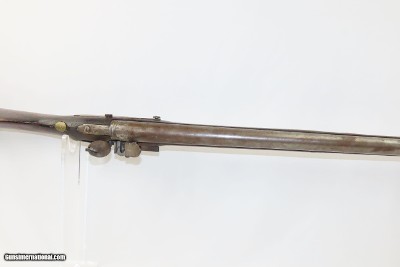 BOSTON, MASS Made Antique NEW ENGLAND Flintlock MILITIA MusketMASSACHUSETTS STATE Militia Type Dated 1826 - Image 11 of 19