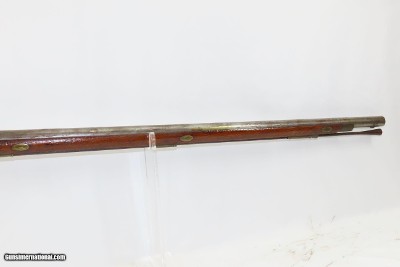 BOSTON, MASS Made Antique NEW ENGLAND Flintlock MILITIA MusketMASSACHUSETTS STATE Militia Type Dated 1826 - Image 5 of 19
