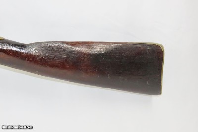 BOSTON, MASS Made Antique NEW ENGLAND Flintlock MILITIA MusketMASSACHUSETTS STATE Militia Type Dated 1826 - Image 15 of 19