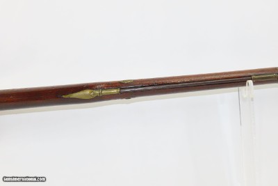 BOSTON, MASS Made Antique NEW ENGLAND Flintlock MILITIA MusketMASSACHUSETTS STATE Militia Type Dated 1826 - Image 8 of 19