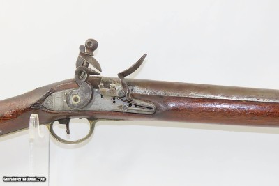 BOSTON, MASS Made Antique NEW ENGLAND Flintlock MILITIA MusketMASSACHUSETTS STATE Militia Type Dated 1826 - Image 4 of 19