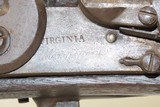 1815 DATED Rare VIRGINIA MANUFACTORY 2nd Model Flintlock CONFEDERATE Musket
Richmond, VA MUSKET Made in the Only State-Run Armory! - 6 of 22