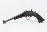 Antique REMINGTON M1871 ARMY ROLLING BLOCK Pistol .38 SPECIAL CONVERSION With Beautiful Tiger Maple Stock! - 2 of 17