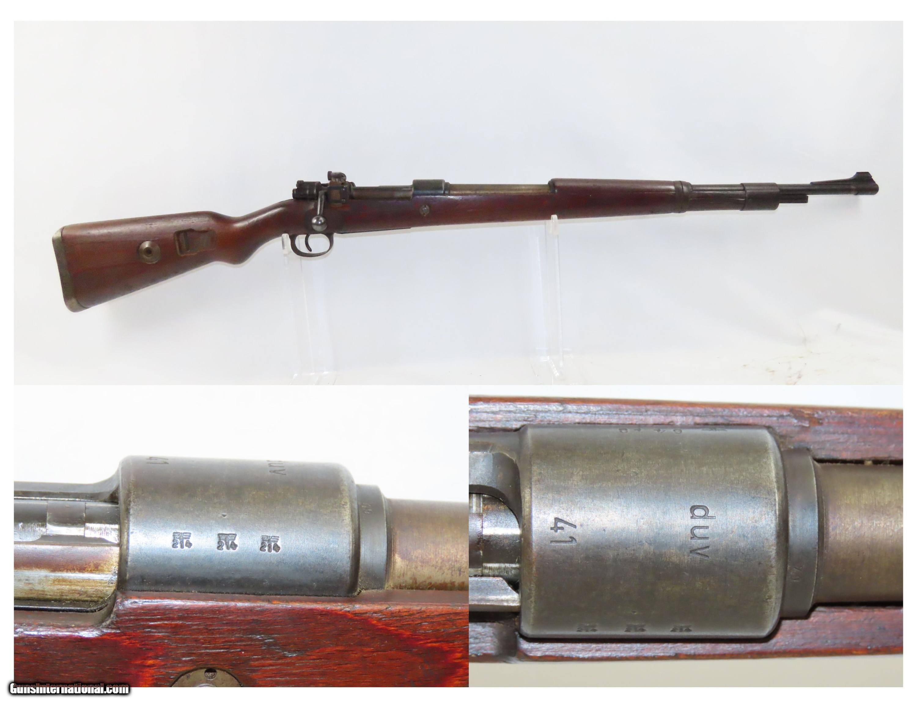 WORLD WAR II German K98 Rifle BERLIN-LUEBECKER “duv” Code 41 Date ...