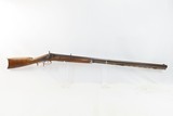 ENGRAVED Antique Half Stock .45 BACK ACTION Percussion Long Rifle FRONTIER
HEAVY BARREL Rifle with JOSEPH GOLCHER Lock - 2 of 19