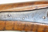 ENGRAVED Antique Half Stock .45 BACK ACTION Percussion Long Rifle FRONTIER
HEAVY BARREL Rifle with JOSEPH GOLCHER Lock - 6 of 19