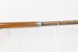 ENGRAVED Antique Half Stock .45 BACK ACTION Percussion Long Rifle FRONTIER
HEAVY BARREL Rifle with JOSEPH GOLCHER Lock - 8 of 19