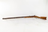 ENGRAVED Antique Half Stock .45 BACK ACTION Percussion Long Rifle FRONTIER
HEAVY BARREL Rifle with JOSEPH GOLCHER Lock - 14 of 19