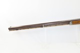 ENGRAVED Antique Half Stock .45 BACK ACTION Percussion Long Rifle FRONTIER
HEAVY BARREL Rifle with JOSEPH GOLCHER Lock - 17 of 19