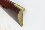 ENGRAVED Antique D. MARKER Full-Stock .46 Percussion Long Rifle HOMESTEADKentucky Style Rifle Made in VIRGINIA - 18 of 18