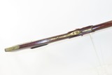 ENGRAVED Antique D. MARKER Full-Stock .46 Percussion Long Rifle HOMESTEADKentucky Style Rifle Made in VIRGINIA - 7 of 18