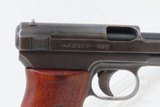 Nice Pre-WORLD WAR II German MAUSER M1934 7.65mm Semi-Automatic Pistol C&RGerman Side Arm in .32 ACP (7.65mm) EXTRA MAGAZINE - 20 of 21