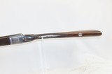ENGRAVED British WEBLEY & SCOTT Double Barrel C&R Shotgun HALIFAX RETAILERROARING TWENTIES Era BOXLOCK Fowling Piece - 9 of 22