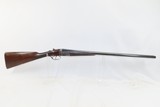 ENGRAVED British WEBLEY & SCOTT Double Barrel C&R Shotgun HALIFAX RETAILERROARING TWENTIES Era BOXLOCK Fowling Piece - 17 of 22