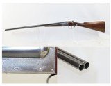 ENGRAVED British WEBLEY & SCOTT Double Barrel C&R Shotgun HALIFAX RETAILERROARING TWENTIES Era BOXLOCK Fowling Piece - 1 of 22