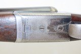 ENGRAVED British WEBLEY & SCOTT Double Barrel C&R Shotgun HALIFAX RETAILERROARING TWENTIES Era BOXLOCK Fowling Piece - 8 of 22