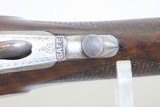 ENGRAVED British WEBLEY & SCOTT Double Barrel C&R Shotgun HALIFAX RETAILERROARING TWENTIES Era BOXLOCK Fowling Piece - 12 of 22