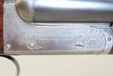 ENGRAVED British WEBLEY & SCOTT Double Barrel C&R Shotgun HALIFAX RETAILERROARING TWENTIES Era BOXLOCK Fowling Piece - 16 of 22
