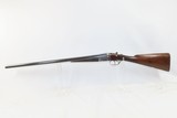 ENGRAVED British WEBLEY & SCOTT Double Barrel C&R Shotgun HALIFAX RETAILERROARING TWENTIES Era BOXLOCK Fowling Piece - 2 of 22