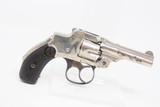 1891 LETTERED Antique SMITH & WESSON .32 Safety Hammerless LEMON SQUEEZERVery Nice FIRST MODEL 5-Shot NICKEL FINISH Revolver - 15 of 18