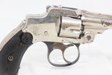 1891 LETTERED Antique SMITH & WESSON .32 Safety Hammerless LEMON SQUEEZERVery Nice FIRST MODEL 5-Shot NICKEL FINISH Revolver - 17 of 18