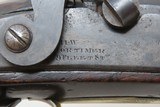 ENGRAVED British Antique H. W. MORTIMER .68 Percussion Conversion Pistol
“GUNMAKERS TO HIS MAJESTY” Marked Barrel - 6 of 18