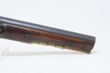 ENGRAVED British Antique H. W. MORTIMER .68 Percussion Conversion Pistol
“GUNMAKERS TO HIS MAJESTY” Marked Barrel - 5 of 18
