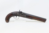 ENGRAVED British Antique H. W. MORTIMER .68 Percussion Conversion Pistol
“GUNMAKERS TO HIS MAJESTY” Marked Barrel - 2 of 18