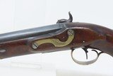 ENGRAVED British Antique H. W. MORTIMER .68 Percussion Conversion Pistol
“GUNMAKERS TO HIS MAJESTY” Marked Barrel - 17 of 18