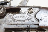 Antique DAWES “Tap Action” DOUBLE BARREL Superposed .44 FLINTLOCK Pistol
English OVER/UNDER Made LATE 1700S to EARLY 1800s - 6 of 19