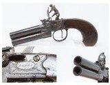 Antique DAWES “Tap Action” DOUBLE BARREL Superposed .44 FLINTLOCK Pistol
English OVER/UNDER Made LATE 1700S to EARLY 1800s - 1 of 19