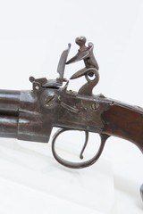 Antique DAWES “Tap Action” DOUBLE BARREL Superposed .44 FLINTLOCK Pistol
English OVER/UNDER Made LATE 1700S to EARLY 1800s - 4 of 19