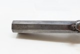 ENGRAVED Antique BRITISH SUPERPOSED .45 SWIVEL BARREL Percussion PistolMid-1800s English SELF DEFENSE Pocket Pistol - 13 of 18