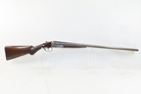 SCARCE Antique COLT M1883 Hammerless 10 Gauge Double Barrel SxS SHOTGUN
ENGRAVED Shotgun Made in 1886 with Damascus Barrels - 16 of 21