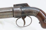 Scarce CIVIL WAR Antique ALLEN & WHEELOCK .31 Percussion PEPPERBOX Pistol
5-Shot Pepperbox More Popularity Than Colt - 4 of 18