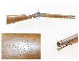 SPANISH Nicely ENGRAVED Antique “MIQUELET” 12 Gauge Percussion SHOTGUNHistoric Coach Gun with CHECKERED STOCK - 1 of 19