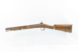 SPANISH Nicely ENGRAVED Antique “MIQUELET” 12 Gauge Percussion SHOTGUNHistoric Coach Gun with CHECKERED STOCK - 13 of 19