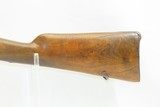 SPANISH Nicely ENGRAVED Antique “MIQUELET” 12 Gauge Percussion SHOTGUNHistoric Coach Gun with CHECKERED STOCK - 14 of 19