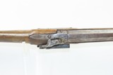 SPANISH Nicely ENGRAVED Antique “MIQUELET” 12 Gauge Percussion SHOTGUNHistoric Coach Gun with CHECKERED STOCK - 11 of 19